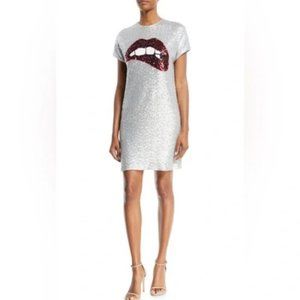 Aidan Mattox Sequin Lip Tank Dress